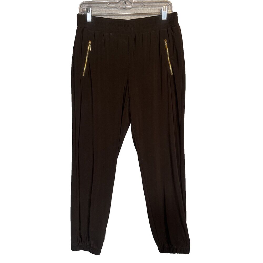 Chico’s Women’s Ankle Pants Sz 0‎ Black Zip Pockets Active Wear